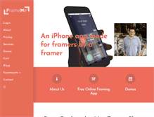Tablet Screenshot of frameme.com